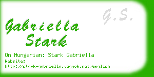 gabriella stark business card